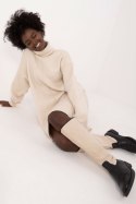 Sukienka Model BA-SK-0547.99 Light Beige - Badu - uniwersalny Sukienka Model BA-SK-0547.99 Light Beige - Badu - uniwersalny