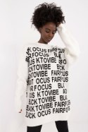 Sweter Damski Model BA-SW-0546.07 White - Badu - uniwersalny