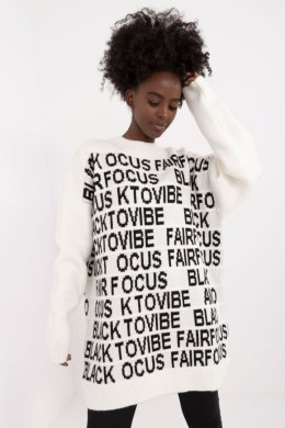 Sweter Damski Model BA-SW-0546.07 White - Badu - uniwersalny