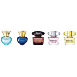 Versace Miniatures Collection Crystal Noir woda toaletowa 5ml + Dylan Turquoise woda toaletowa 5ml + Yellow Diamond woda toaleto