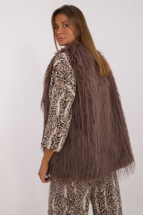Kamizelka Model AT-KZ-2349-1.17 Dark Brown - AT - S/M Kamizelka Model AT-KZ-2349-1.17 Dark Brown - AT - S/M