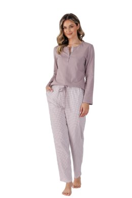 Piżama Damska Model Dani 1504 Cappuccino - M-Max - M