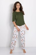 Piżama Damska Model Jadore Green - Momenti Per Me - XL Piżama Damska Model Jadore Green - Momenti Per Me - XL