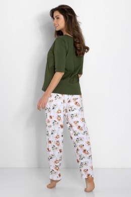 Piżama Damska Model Jadore Green - Momenti Per Me - XL