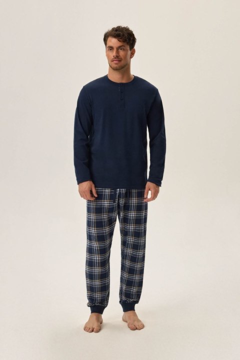 Piżama Męska Model Honor 41919-59X Navy - Henderson - XL Piżama Męska Model Honor 41919-59X Navy - Henderson - XL