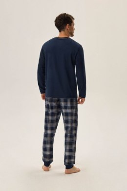 Piżama Męska Model Honor 41919-59X Navy - Henderson - XL