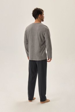 Piżama Męska Model Japan 41911-90X Grey - Henderson Hurtownia odzieży on-line, moda damska, bielizna i obuwie dla kobiet - Matte