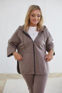 Bluza Damska Model M412/2 Cacao - La Aurora - 38 Bluza Damska Model M412/2 Cacao - La Aurora - 38