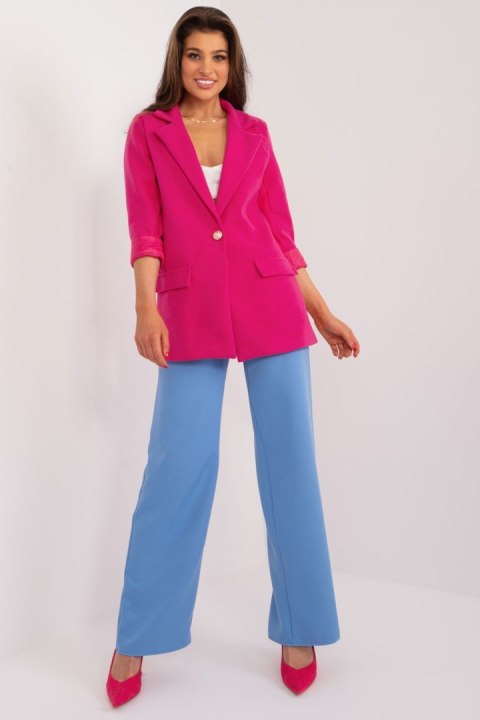 Marynarka Model DHJ-MA-18598.13 Fuksja - Italy Moda - uniwersalny Marynarka Model DHJ-MA-18598.13 Fuksja - Italy Moda - uniwersalny