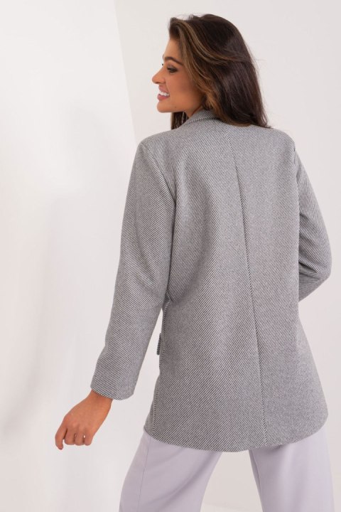 Marynarka Model DHJ-MA-18598.13 Grey - Italy Moda - uniwersalny Marynarka Model DHJ-MA-18598.13 Grey - Italy Moda - uniwersalny