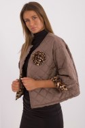 Kurtka Damska Model DHJ-KR-A8357.50 Dark Beige - Italy Moda - uniwersalny