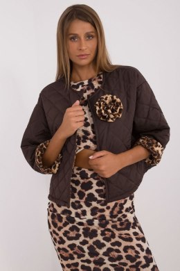 Kurtka Damska Model DHJ-KR-A8357.50 Dark Brown - Italy Moda - uniwersalny