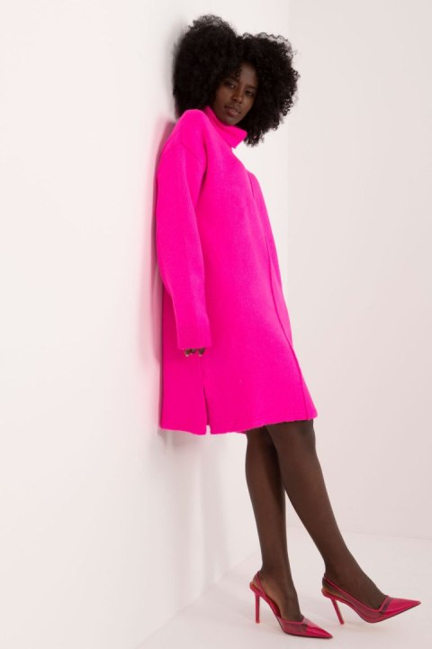 Sukienka Model BA-SK-0547.99 Fluo Pink - Badu - uniwersalny Sukienka Model BA-SK-0547.99 Fluo Pink - Badu - uniwersalny