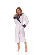 Szlafrok Damski Model Claudia 2206 Perła - L&L collection - XXL Szlafrok Damski Model Claudia 2206 Perła - L&L collection - XXL