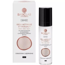 BasicLab Aminis krem aktywnie stymulujący na noc Odbudowa i Ujędrnienie 50ml (P1)