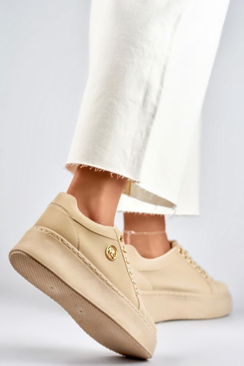 Buty Sportowe Model TL251-10L/BE Beige - PRIMO - 40 Buty Sportowe Model TL251-10L/BE Beige - PRIMO - 40