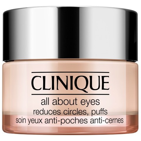 Clinique All About Eyes krem-żel redukujący sińce pod oczami opuchliznę oraz linie i drobne zmarszczki 15ml (P1) Clinique All About Eyes krem-żel redukujący sińce pod oczami opuchliznę oraz linie i drobne zmarszczki 15ml (P1)