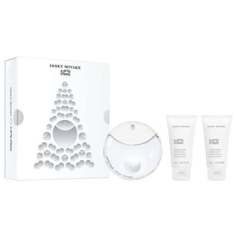 Issey Miyake A Drop D'issey zestaw woda perfumowana spray 50ml + krem do rąk 2x50ml (P1) Issey Miyake A Drop D'issey zestaw woda perfumowana spray 50ml + krem do rąk 2x50ml (P1)