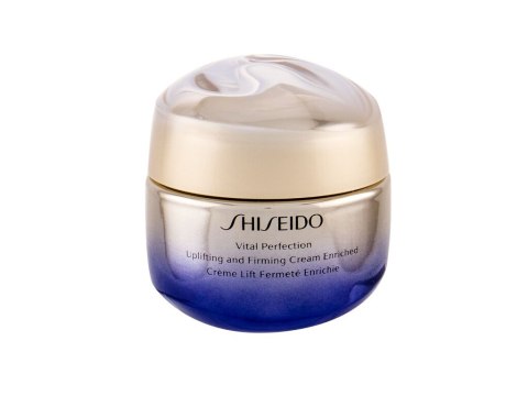 Shiseido Vital Perfection Uplifting and Firming Cream Enriched Krem do twarzy na dzień Wysuszona cera 50 ml (W) (P2) Shiseido Vital Perfection Uplifting and Firming Cream Enriched Krem do twarzy na dzień Wysuszona cera 50 ml (W) (P2)