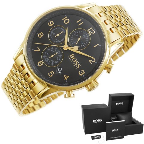 Zegarek Męski Hugo Boss Navigator 1513531 + BOX Zegarek Męski Hugo Boss Navigator 1513531 + BOX