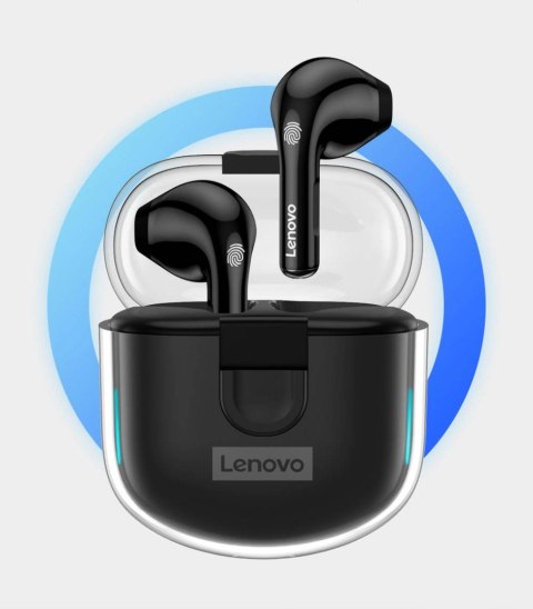 Słuchawki bezprzewodowe douszne Lenovo Thinkplus LivePods LP12 Czarne Słuchawki bezprzewodowe douszne Lenovo Thinkplus LivePods LP12 Czarne