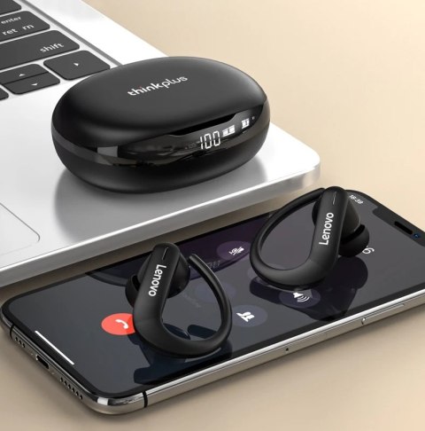 Słuchawki bezprzewodowe douszne Lenovo Thinkplus LivePods T50 Czarne Słuchawki bezprzewodowe douszne Lenovo Thinkplus LivePods T50 Czarne