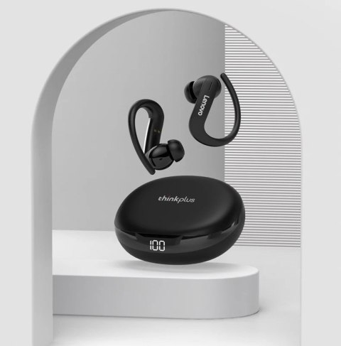 Słuchawki bezprzewodowe douszne Lenovo Thinkplus LivePods T50 Czarne Słuchawki bezprzewodowe douszne Lenovo Thinkplus LivePods T50 Czarne