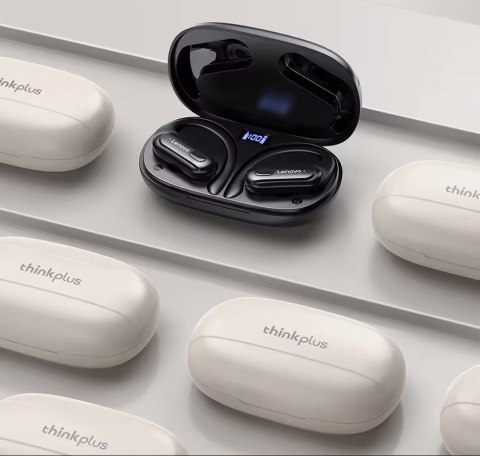 Słuchawki bezprzewodowe douszne Lenovo Thinkplus LivePods XT60B Ecru Słuchawki bezprzewodowe douszne Lenovo Thinkplus LivePods XT60B Ecru