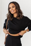 Czarna krótka bluza Lamia Czarna krótka bluza Lamia