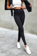 Czarne elastyczne legginsy push-up Wish Czarne elastyczne legginsy push-up Wish