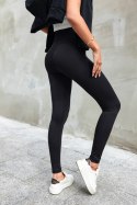 Czarne klasyczne legginsy push-up Naomar Czarne klasyczne legginsy push-up Naomar