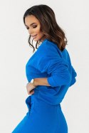 Niebieska krótka bluza Lamia Niebieska krótka bluza Lamia