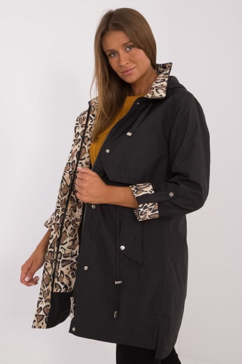 Kurtka Damska Model MBM-KR-FH-117.18 Black - MBM - s Kurtka Damska Model MBM-KR-FH-117.18 Black - MBM - s