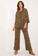 Spodnie Komplet Model DHJ-KMPL-19589-4.64 Black/Beige - Italy Moda - uniwersalny