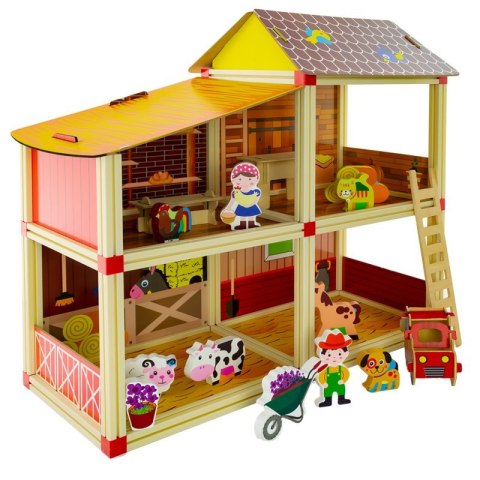 Farma - domek dla lalek EUROBABY ZABAWKI Farma - domek dla lalek EUROBABY ZABAWKI