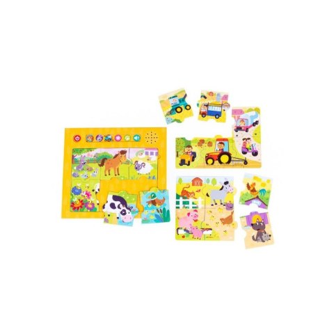 Puzzle dźwięki wokół wieś DUMEL Puzzle dźwięki wokół wieś DUMEL
