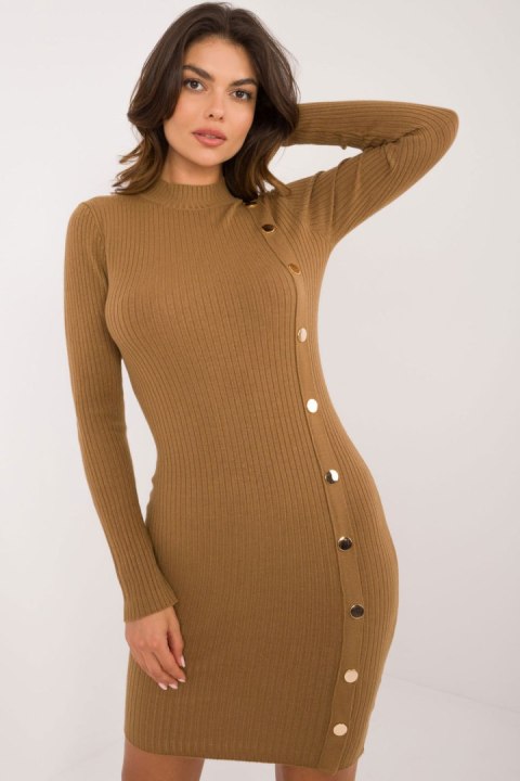 Sukienka Model AT-SK-2345-2.34 Light Brown - AT - L/XL Sukienka Model AT-SK-2345-2.34 Light Brown - AT - L/XL