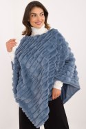 Sweter Ponczo Model AT-PN-2347.88 Blue - AT - uniwersalny