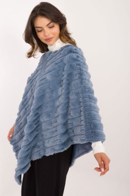 Sweter Ponczo Model AT-PN-2347.88 Blue - AT - uniwersalny