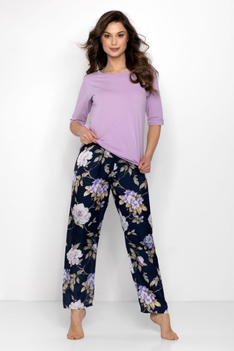 Piżama Damska model Always Win Navy - Momenti Per Me - XL