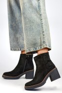 Botki Model 9613B Black - PRIMO - 39