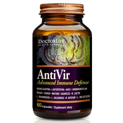 Doctor Life AntiVir suplement diety na wirusy i infekcje 60 kapsułek (P1) Doctor Life AntiVir suplement diety na wirusy i infekcje 60 kapsułek (P1)