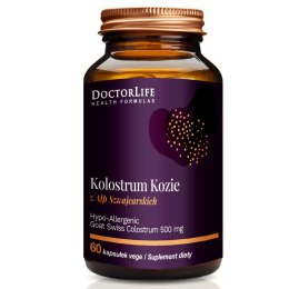 Doctor Life Kolostrum Kozie 500mg suplement diety 60 kapsułek (P1)