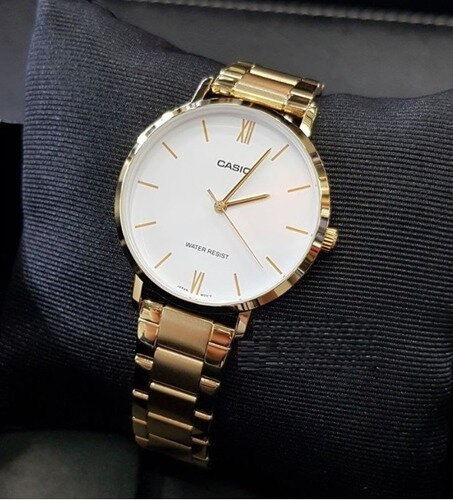 ZEGAREK DAMSKI CASIO LTP-VT01G-7BUDF + BOX ZEGAREK DAMSKI CASIO LTP-VT01G-7BUDF + BOX