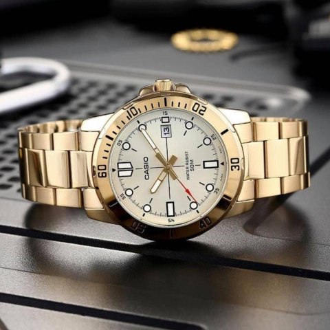 ZEGAREK MĘSKI CASIO MTP-VD01G-9E (zd185d) + BOX ZEGAREK MĘSKI CASIO MTP-VD01G-9E (zd185d) + BOX