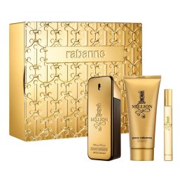 Paco Rabanne 1 Million Men zestaw woda toaletowa spray 100ml + żel pod prysznic 100ml + woda toaletowa 10ml (P1)
