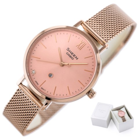 Zegarek Damski Sheen Casio SHE-4539CM-4AUER SZAFIR + BOX Zegarek Damski Sheen Casio SHE-4539CM-4AUER SZAFIR + BOX