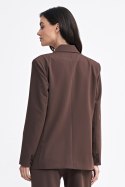Marynarka oversize dwurzędowa Z69 Brown - Nife - 40 Marynarka oversize dwurzędowa Z69 Brown - Nife - 40