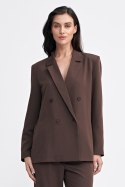 Marynarka oversize dwurzędowa Z69 Brown - Nife - 42 Marynarka oversize dwurzędowa Z69 Brown - Nife - 42