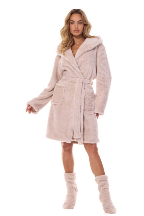 Szlafrok Damski Model Funny Short 2407 Angora - L&L collection Hurtownia odzieży on-line, moda damska, bielizna i obuwie dla kob Szlafrok Damski Model Funny Short 2407 Angora - L&L collection Hurtownia odzieży on-line, moda damska, bielizna i obuwie dla kob